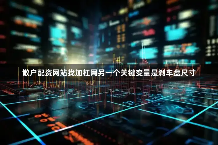 散户配资网站找加杠网另一个关键变量是刹车盘尺寸